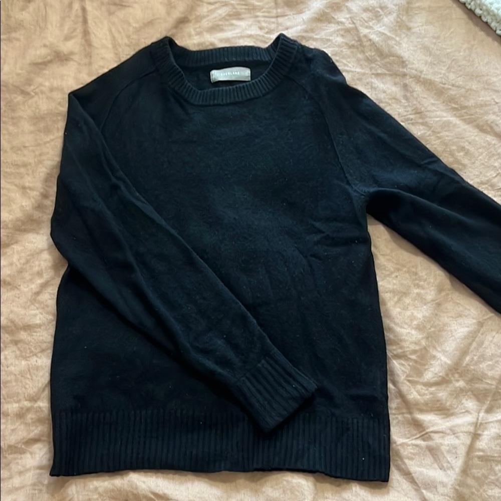 Everlane Black Cashmere Sweater